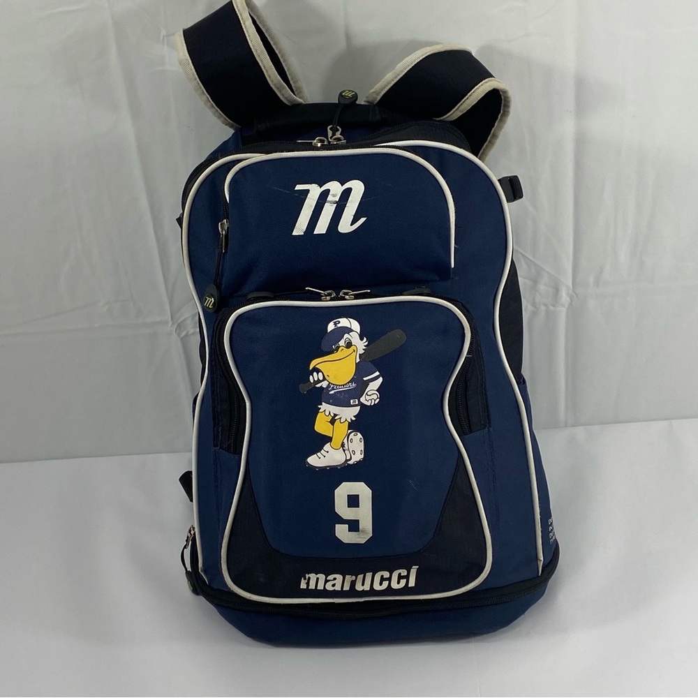 MARUCCI  Baseball Pelican’s N 9 Navy Blue & Black Backpack